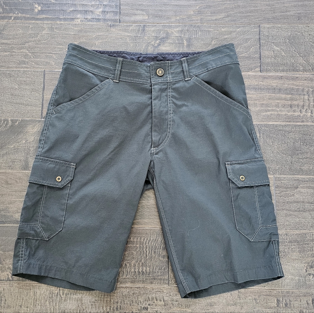 Kuhl Men's Olive Green ‎Hiking Outdoor Casual Cargo Shorts Size 32